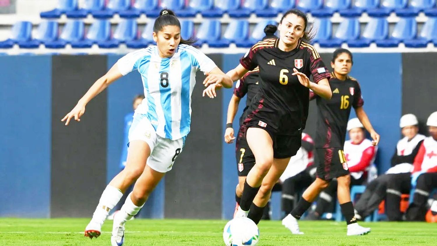 La Argentina le ganó a Perú por la Copa América Femenina