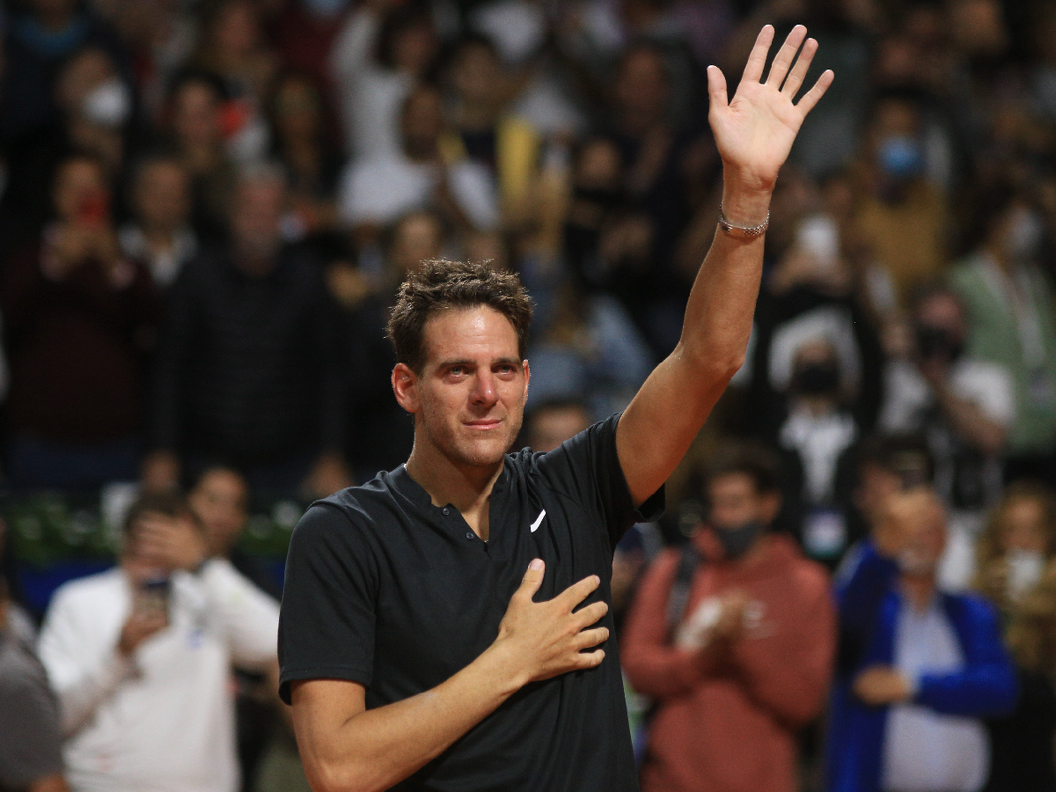 Del Potro, entre lágrimas: "Cumplí todos mis sueños en el tenis"