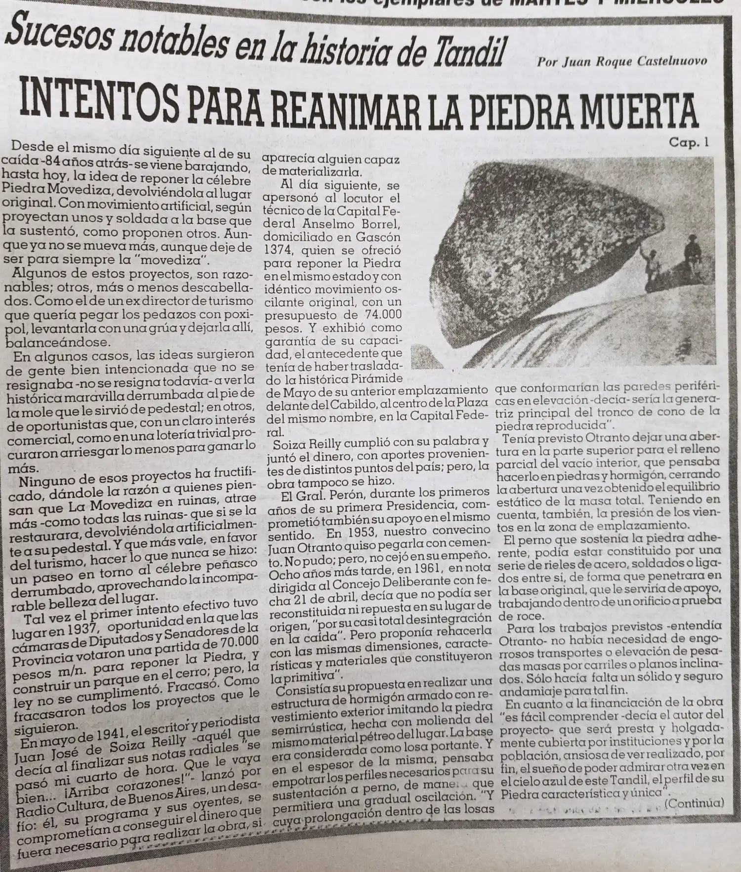 Intentos para reanimar la piedra muerta    Cap. 1