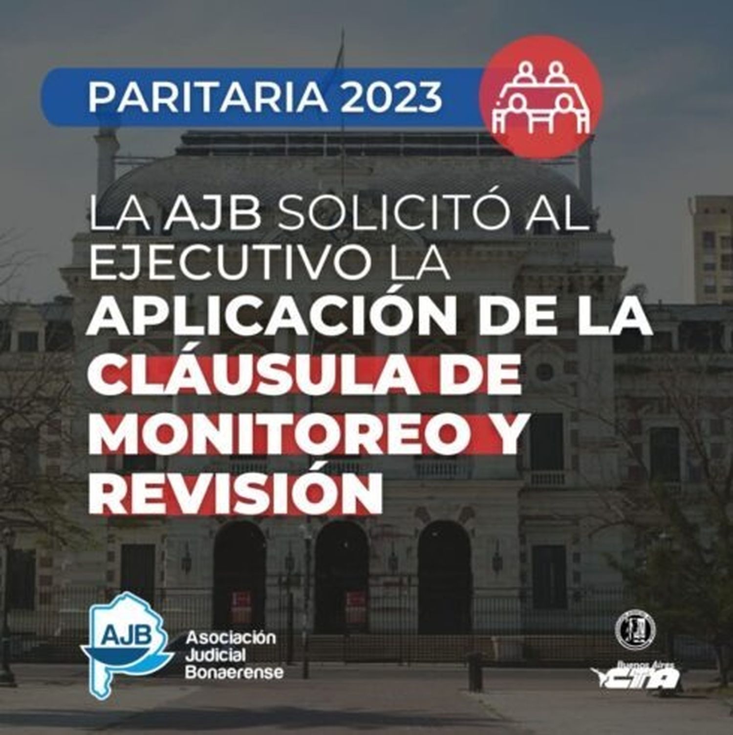 Tras conocerse la inflación de marzo, la AJB solicitó se reabra la mesa de negociación