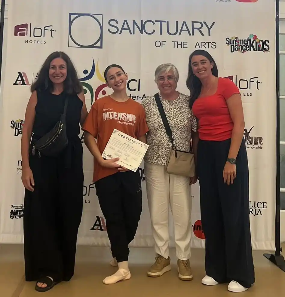 La bailarina Paula Sabi cumplimentó una beca en Miami, EE.UU.