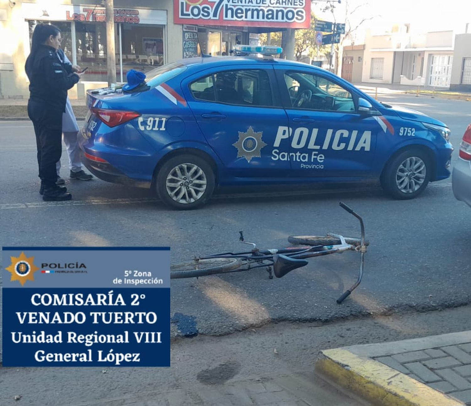 El sospechoso fue interceptado en Santa Fe y López.