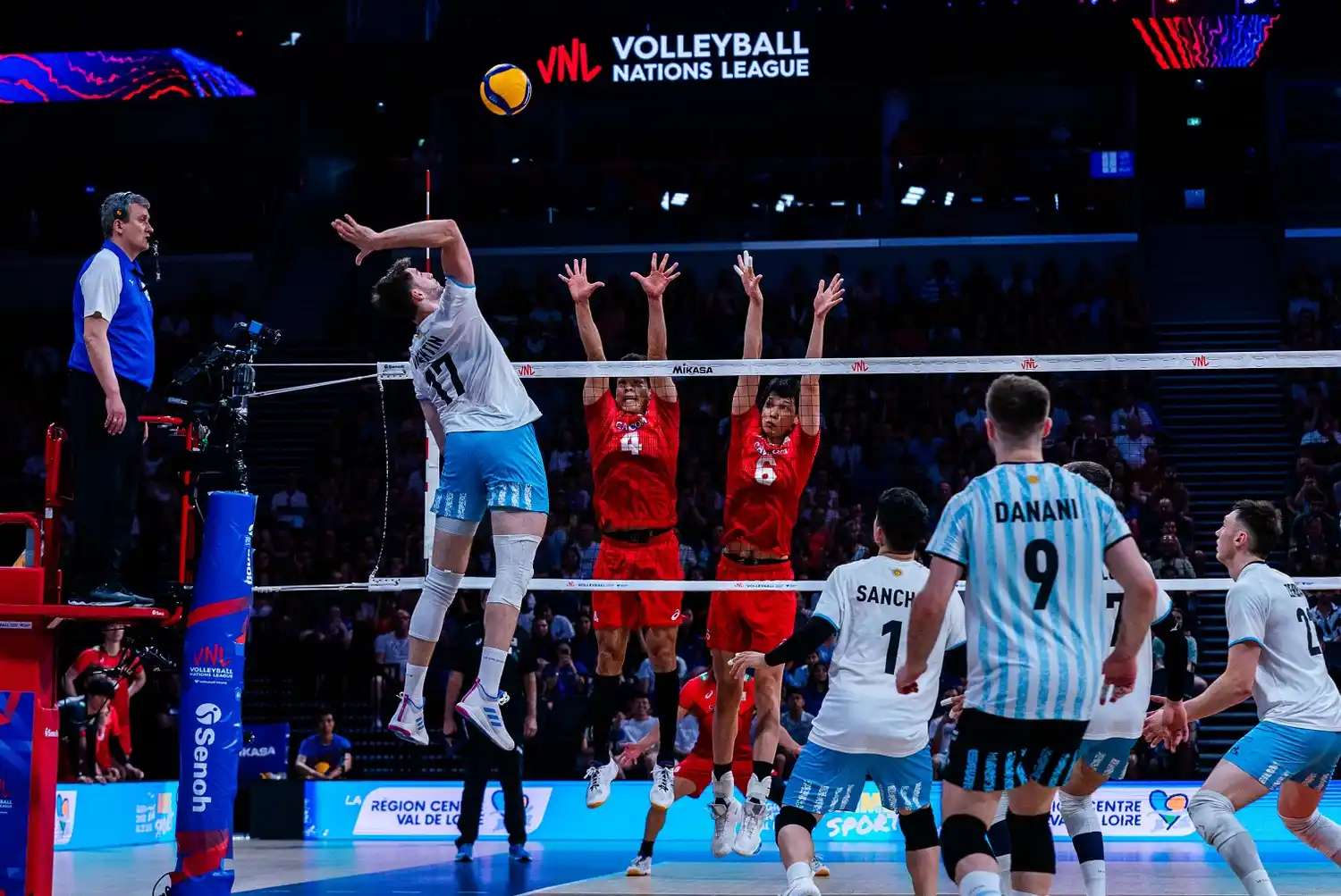 Voley: Argentina jugó un partidazo pero no pudo con Japón que sigue liderando la VNL