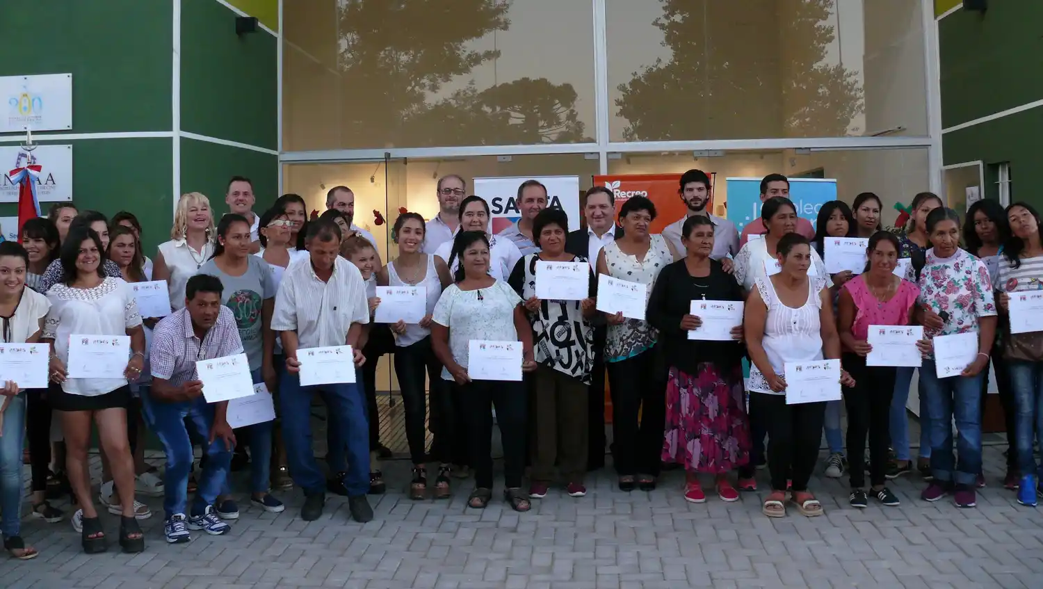 Certificaron a los egresados de cursos de capacitación laboral en Recreo