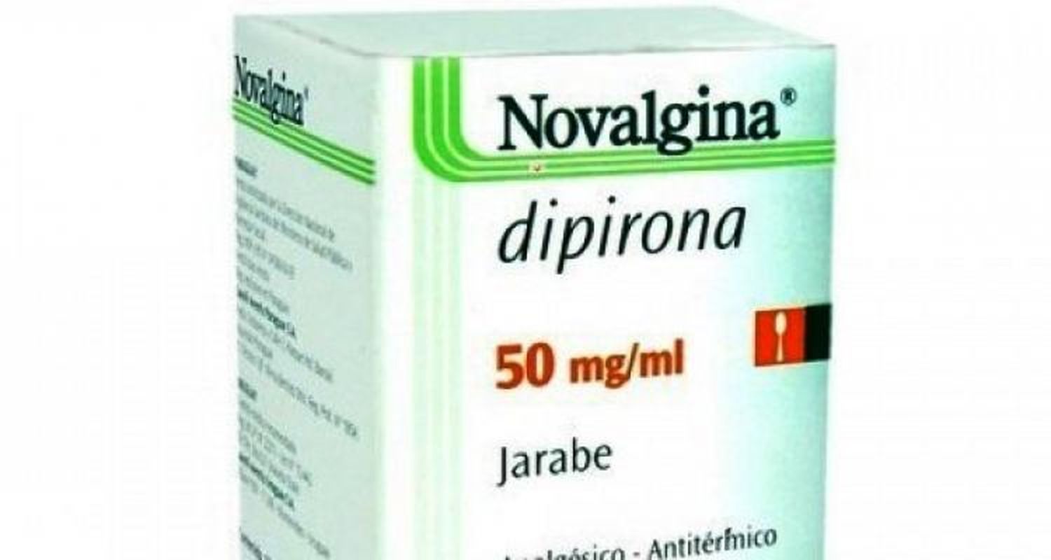 Retiran del mercado lote de Novalgina y piden evitar su consumo