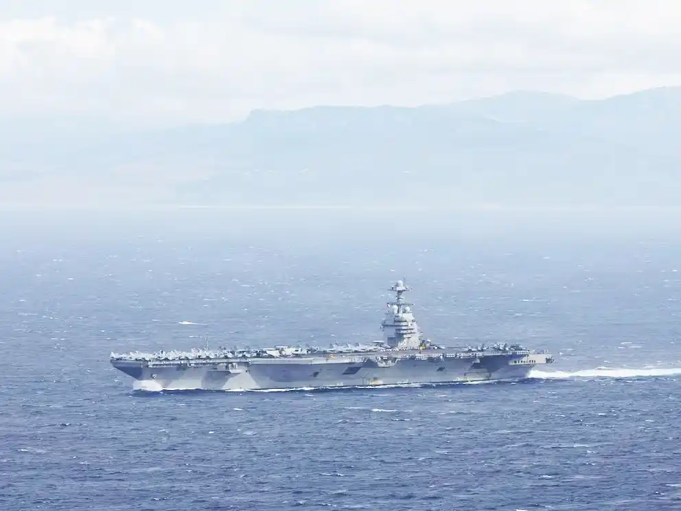 El portaaviones USS Gerald Ford ya se encuentra bajo las órdenes del Comando Sur de Estados Unidos para América Latina