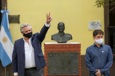 Alberto Fernández y Kicillof desembarcan en Luján