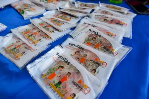 Entrega de semillas: Familias de distintos barrios de Chascomús se suman a las huertas urbanas