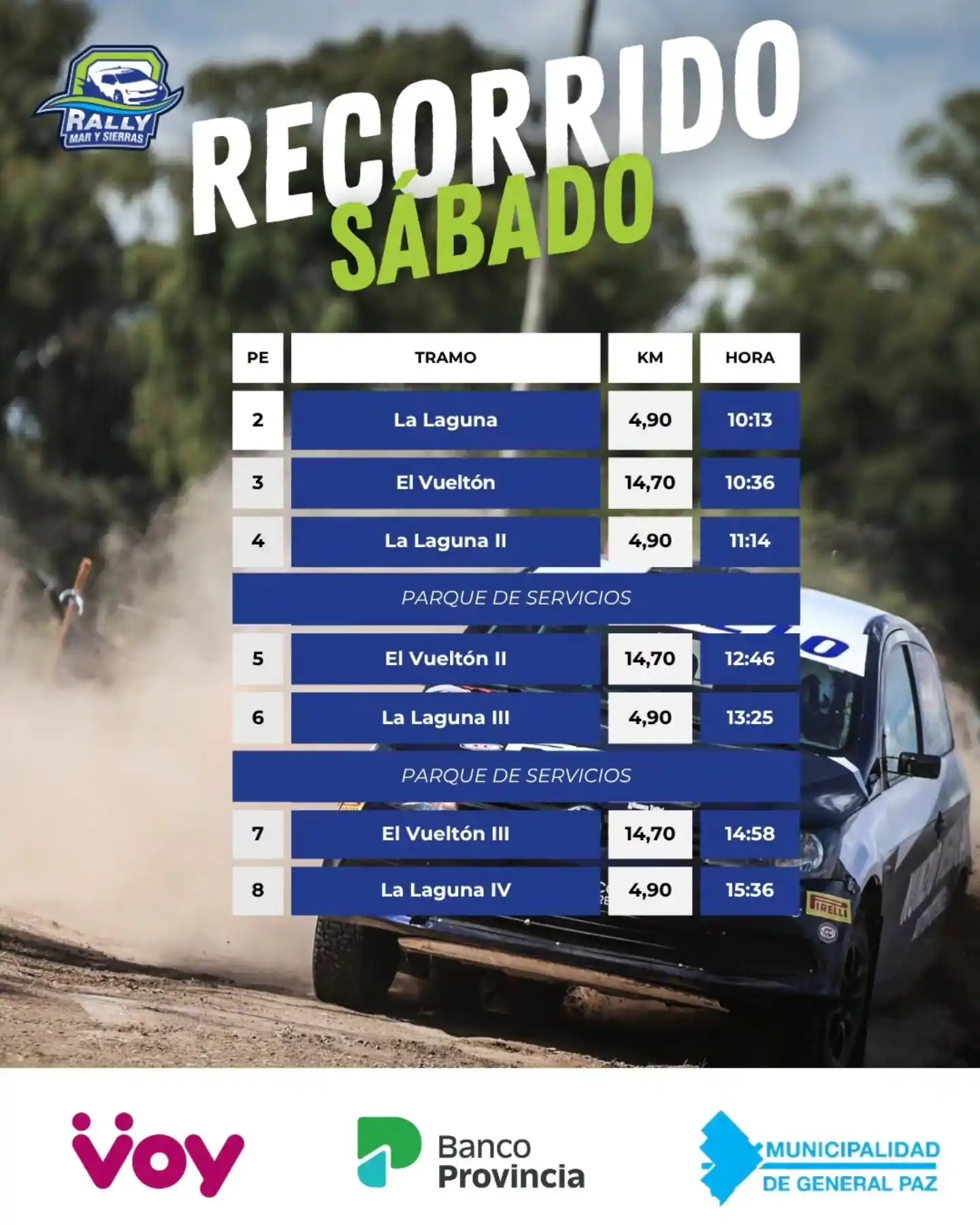 Chascomús desembarca con cuatro binomios en el Rally Mar y Sierras de Ranchos