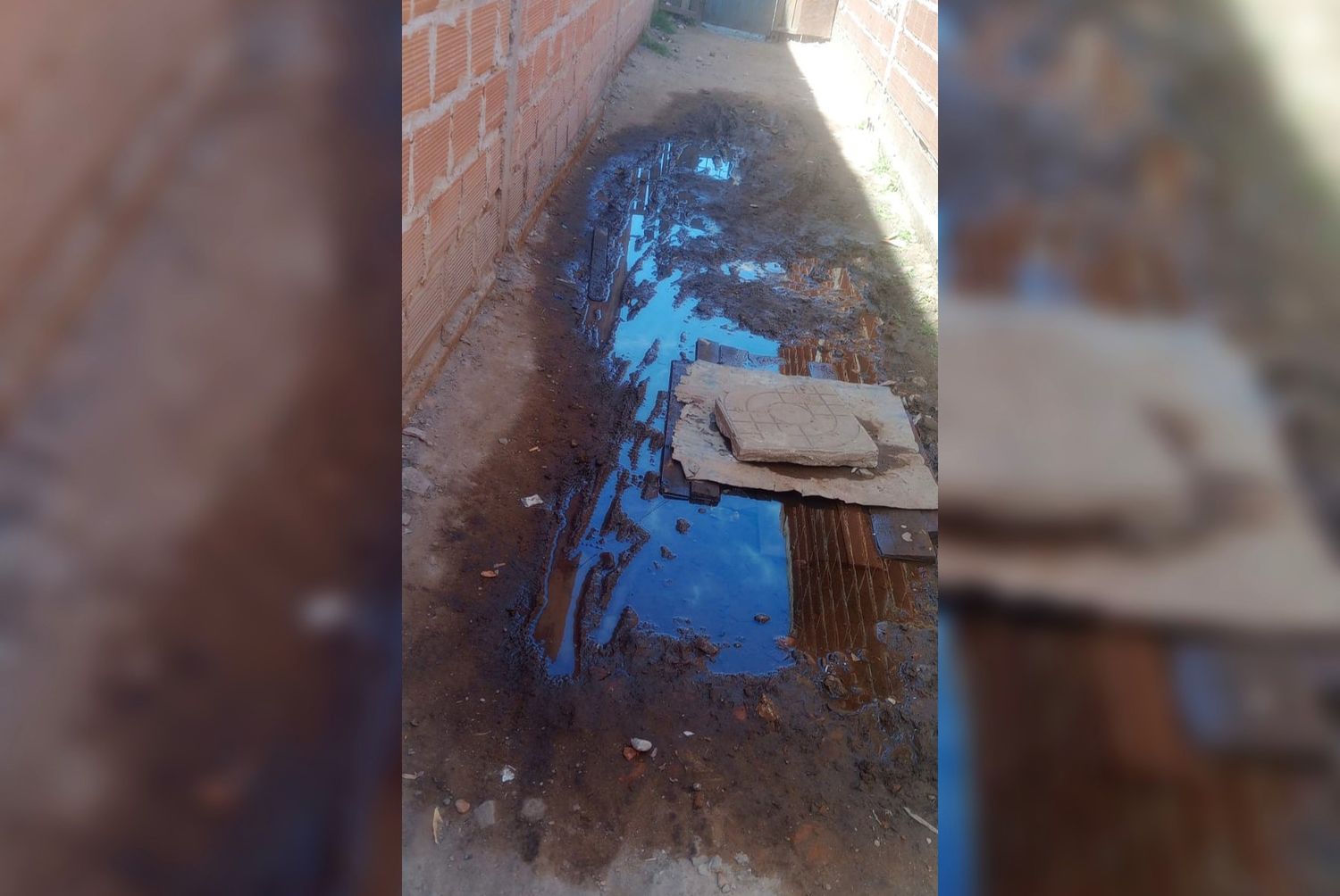 Barrio El Argentino: queja por cloacas rebalsadas en calle Brennan