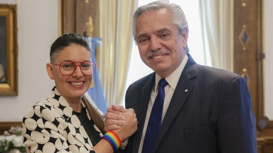 Alberto Fernández defendió a su Ministra de Género: "Queremos más democracia, más derechos y más respeto en la diversidad"