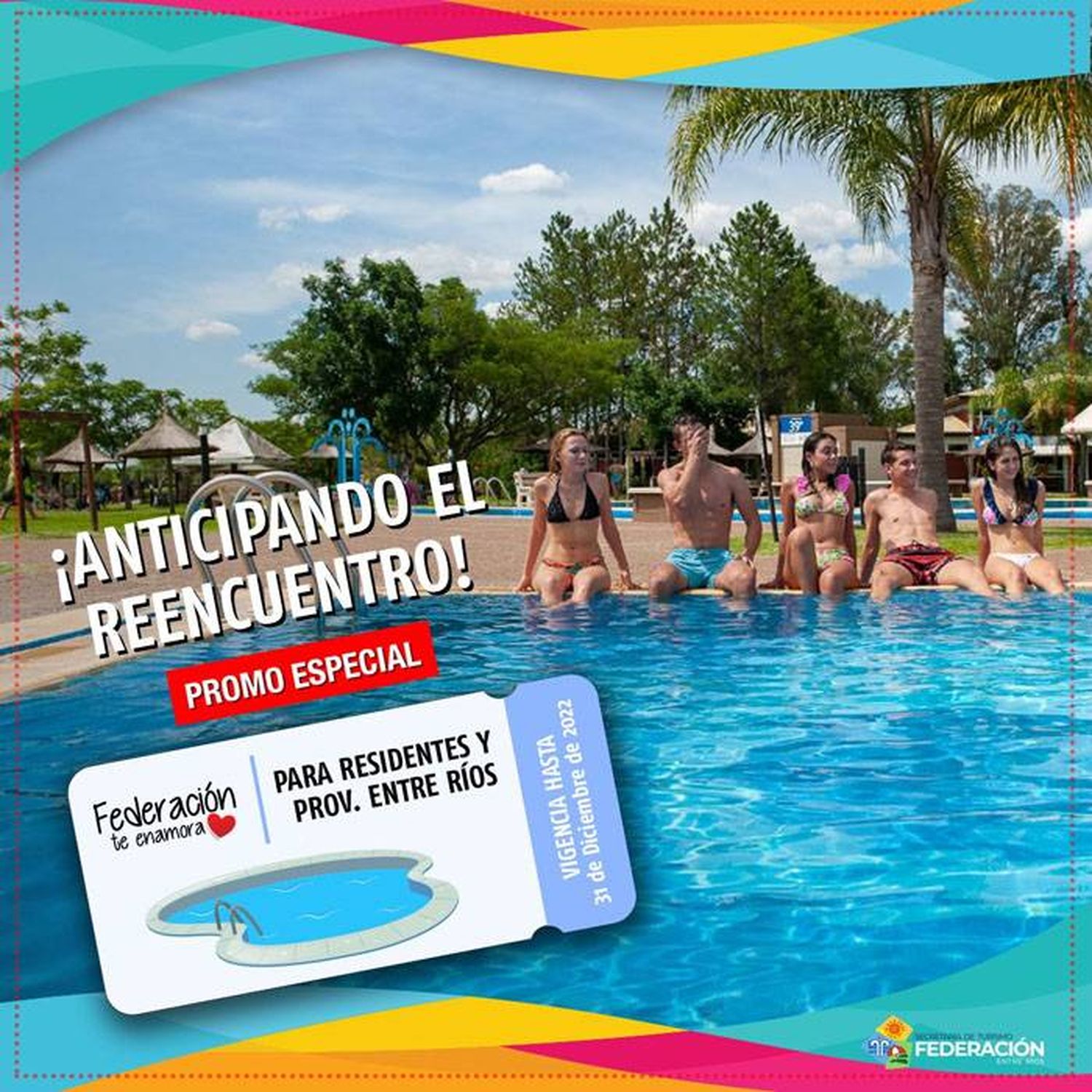 Federación venderá entradas anticipadas para el  complejo termal