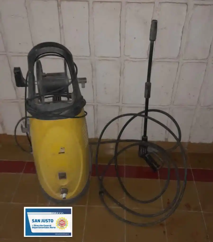 Hidrolavadora recuperada