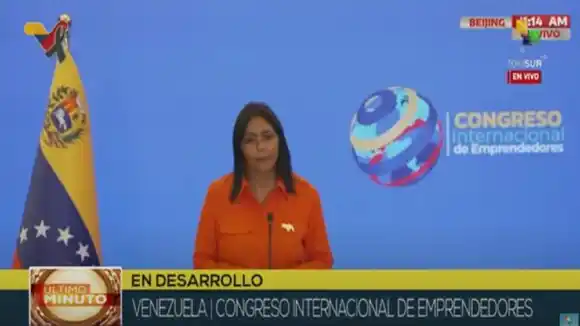 Delcy Rodríguez: «Venezuela ocupa el 10° puesto entre países emprendedores»