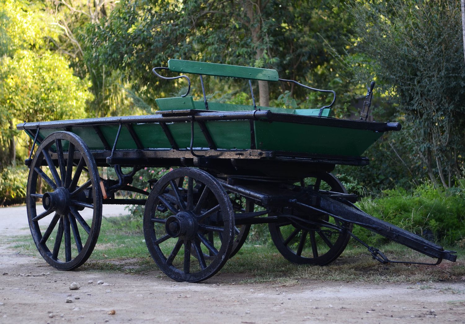 Emplazaron el restaurado carro ruso