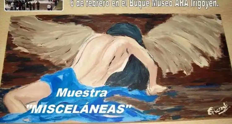 Muestra pictórica en el Buque Museo