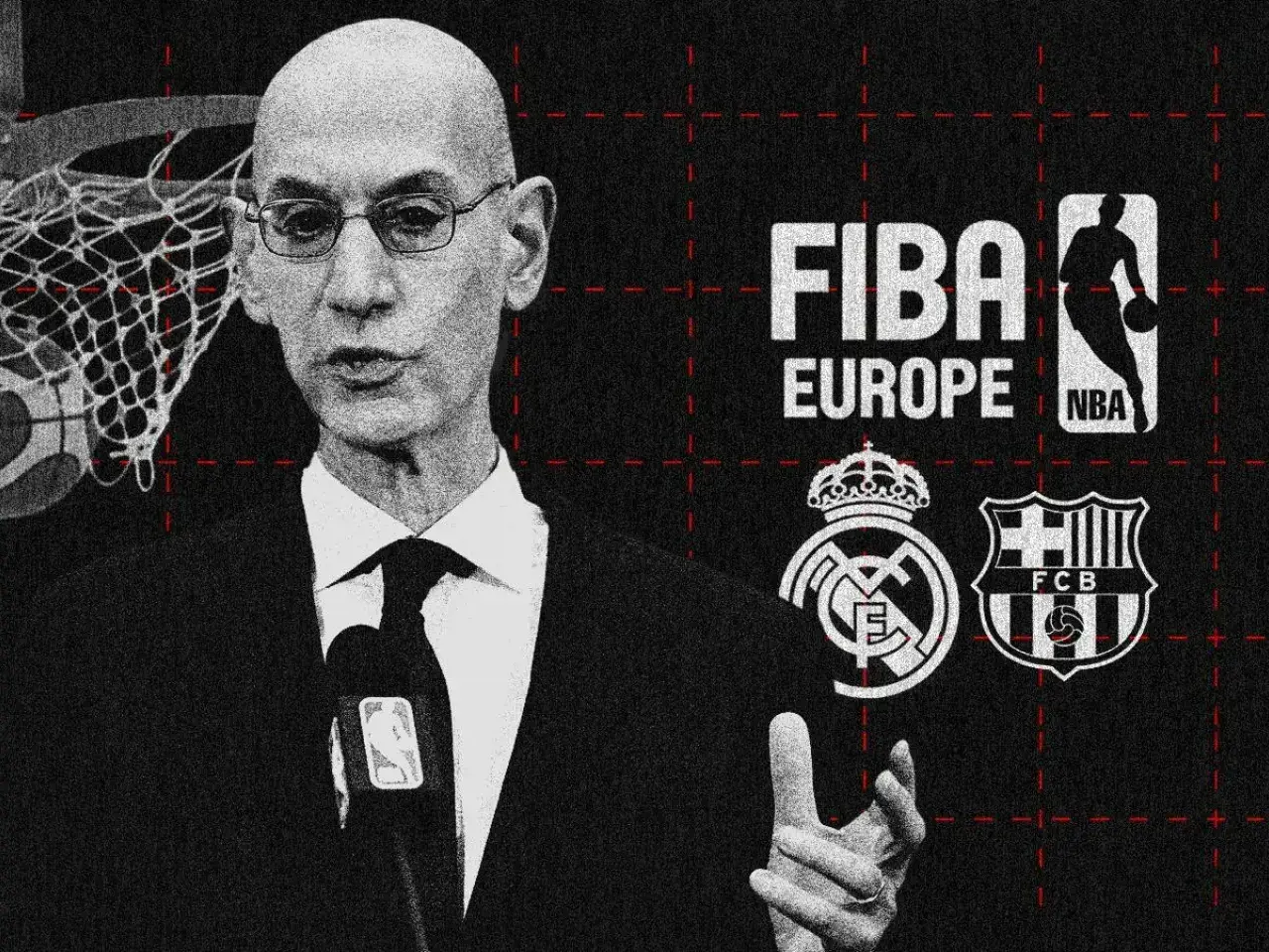 La NBA desembarca fuerte en Europa con varios partidos en los próximos años.Foto:Diseño EE