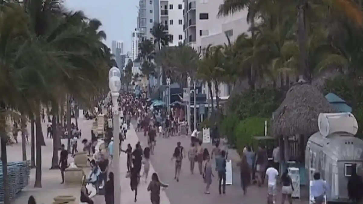 EL PÁNICO SE DESATA en una playa de Florida: tiroteo entre bandas deja nueve heridos
