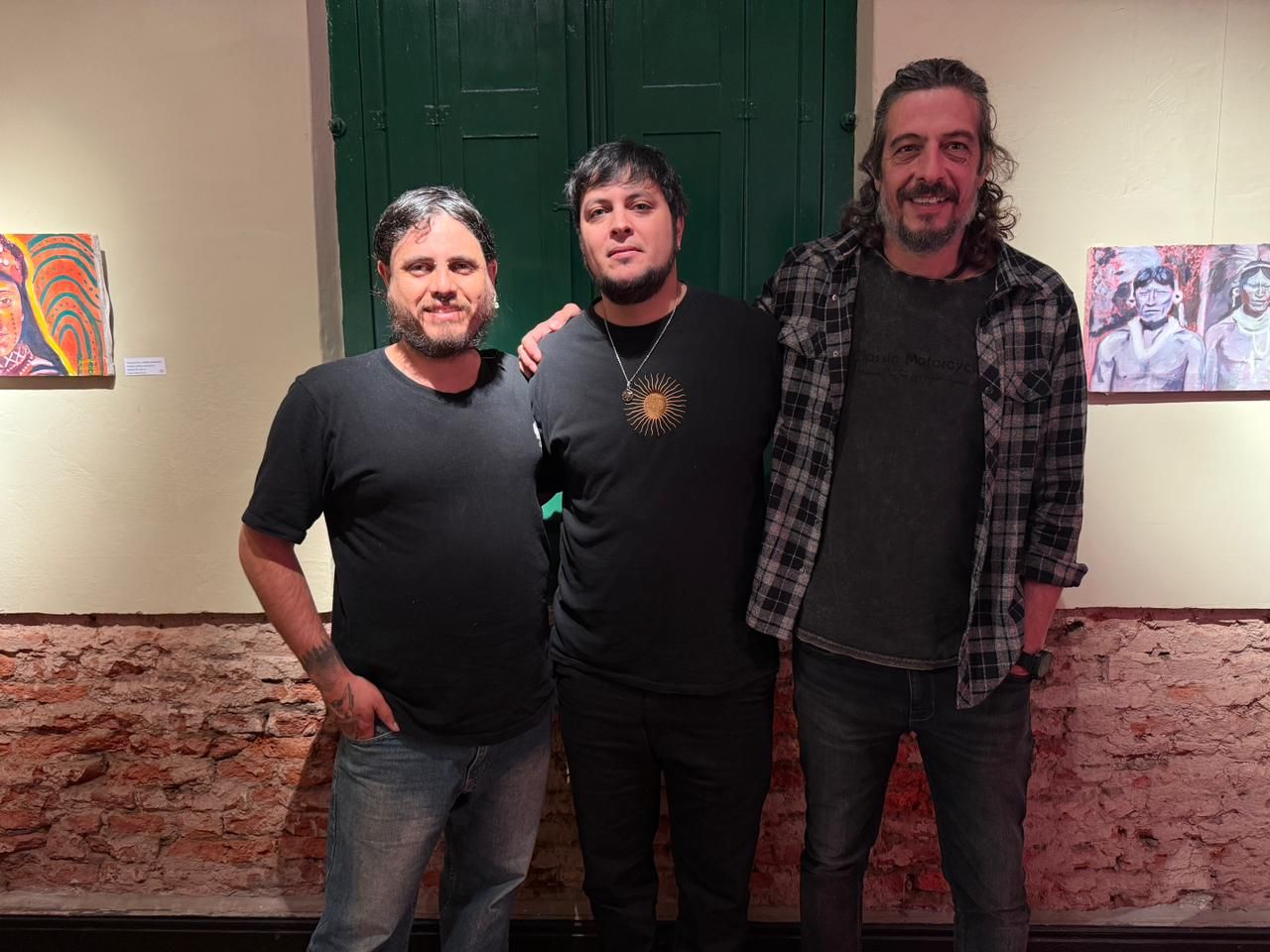 Nahuel Parra, Javier Capobianco y Alejandro Esnoz.