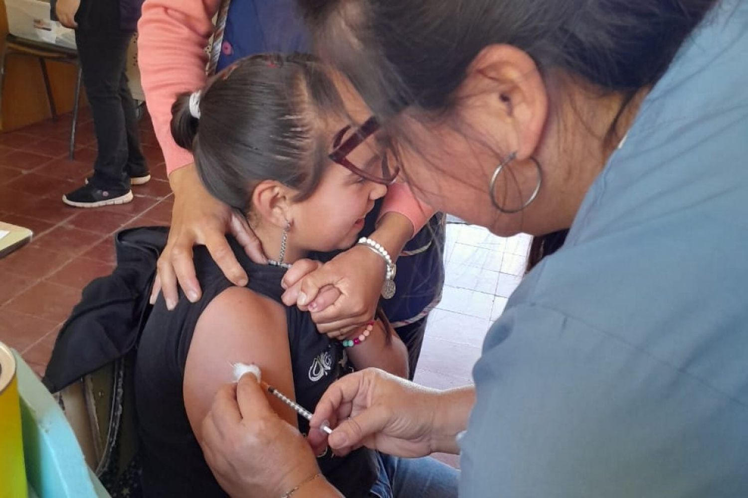 El Programa Nacional de Salud Escolar llegó a una escuela rural del Departamento