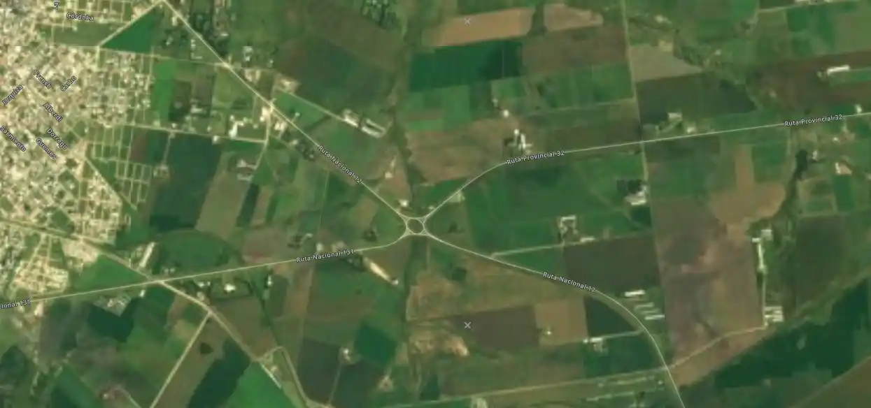 Movilización a la rotonda del cruce de rutas en defensa de la República