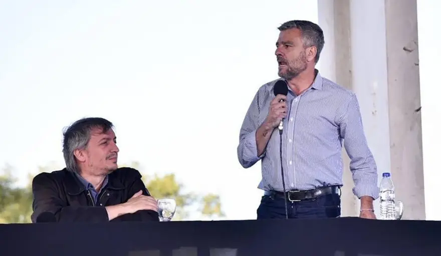Máximo y Zabaleta en un acto años atrás
