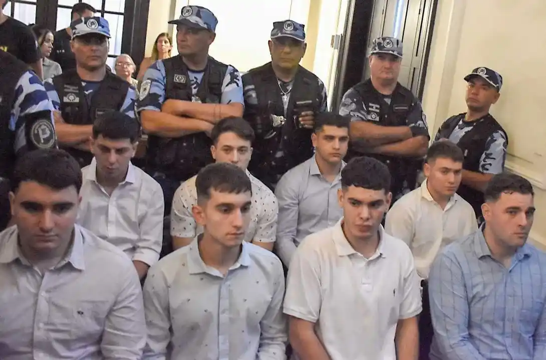 Los ocho rugbiers antes de la sentencia por el crimen de Fernando Báez Sosa