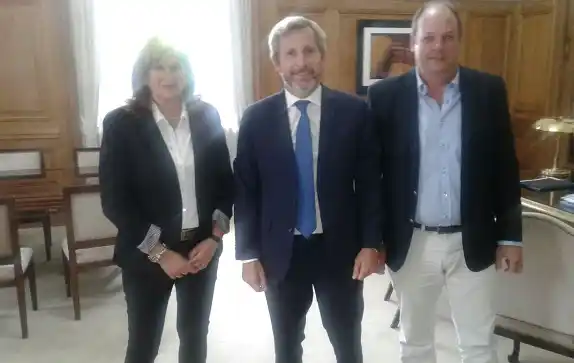 Fuerte respaldo del ministro Frigerio a Javier Melchiori 
