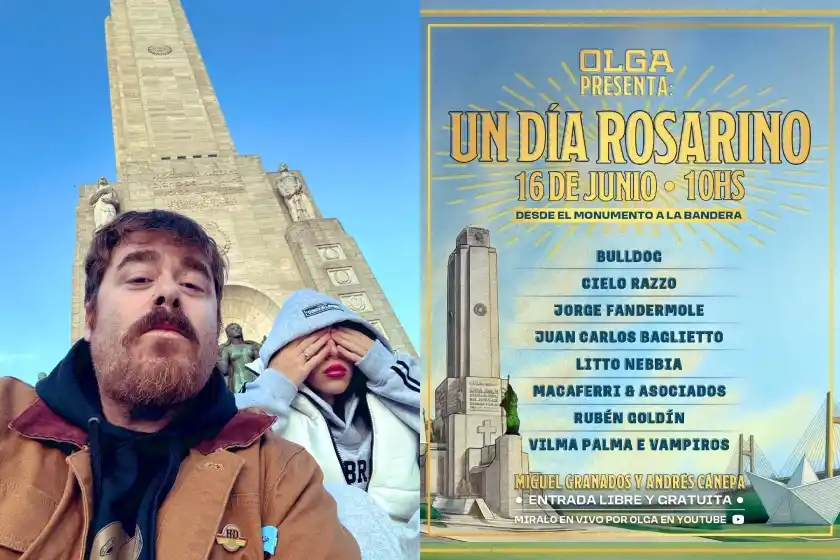 Con Nicki Nicole de invitada sorpresa, Olga presenta "Un Día Rosarino" en el Monumento a la Bandera este lunes