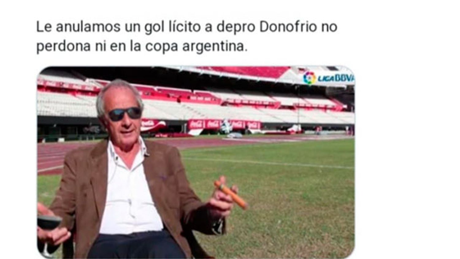 Al Depro le anularon un gol ante River y memes en las redes