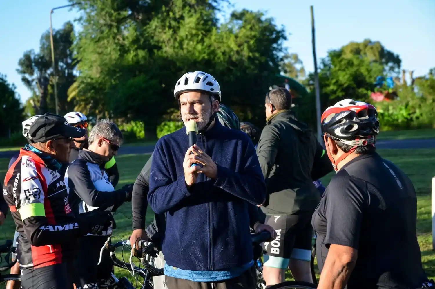 El obispo Juan Ignacio Liébana en Chascomús