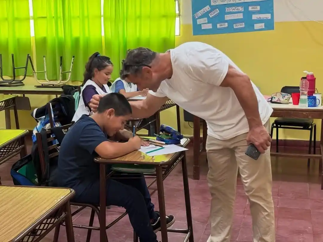 Natalio Lattanzi, comprometido con la educación pública. Foto: Gentileza