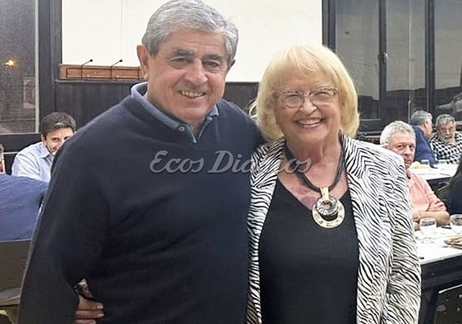 Conducción. César Arrieta y Pilar Vitale, secretario y presidenta de la Usina, respectivamente