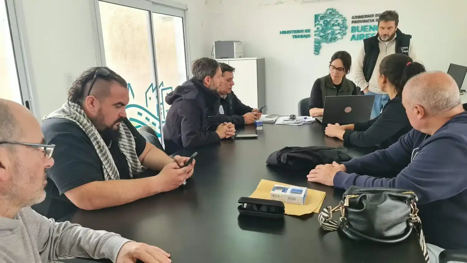 Difícil. Fue la negociación entre la Compañía de Transporte Necochea S.A y los choferes de colectivos