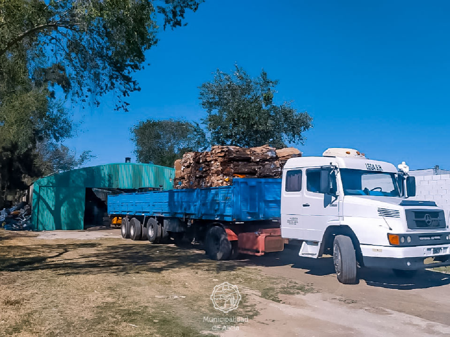 Alicia: en el pueblo enviaron 7  toneladas de basura a reciclar