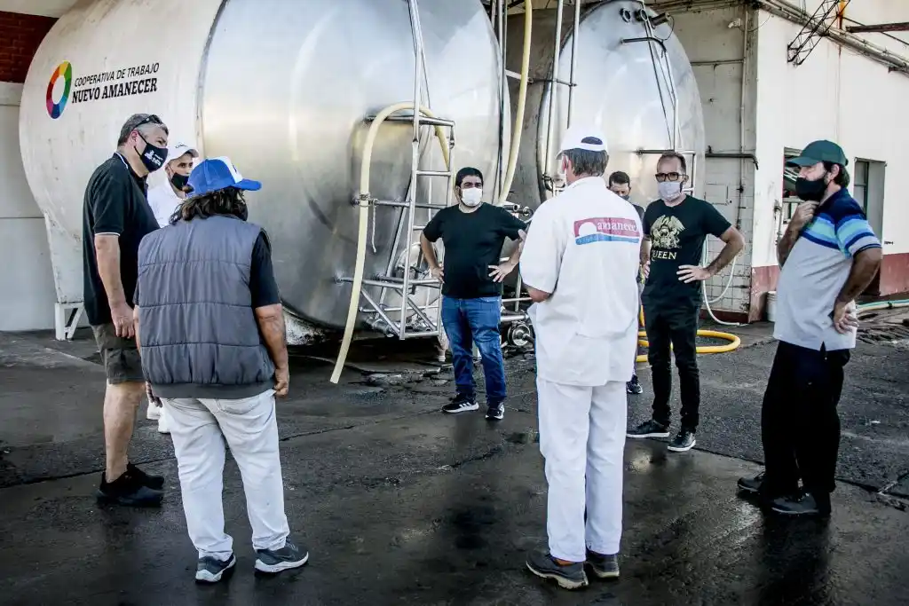 El subsecretario de Economía Social de la Nación visitó la cooperativa Nuevo Amanecer