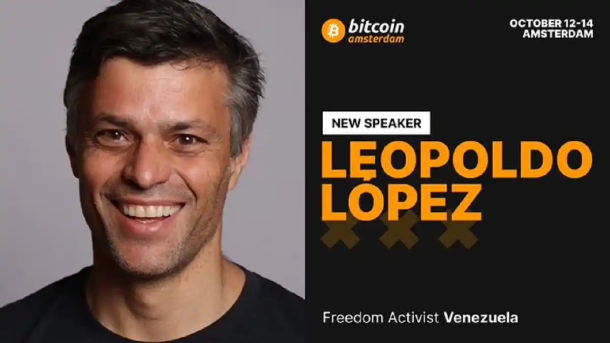 ¿QUÉ TIENE QUE HACER Leopoldo López en un evento sobre criptomonedas en Ámsterdam?