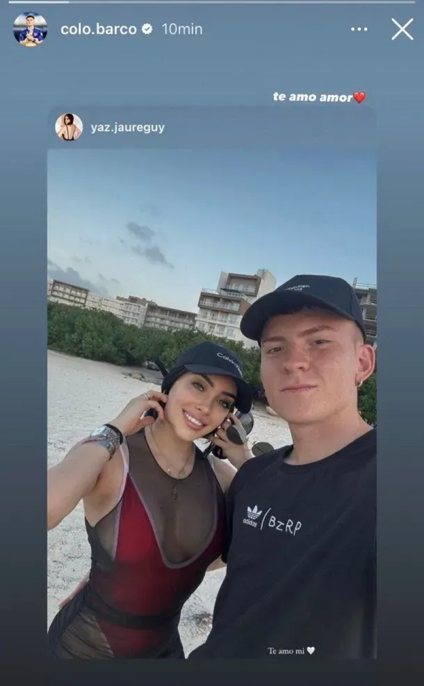 Colo Barco y su nueva novia