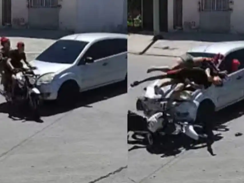 Así fue el brutal accidente en Lomas de Zamora.