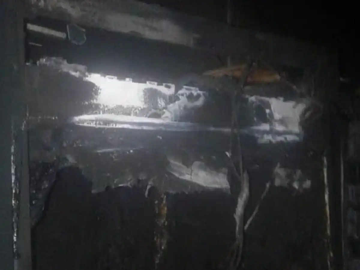 Se incendió un comercio en Brinkmann