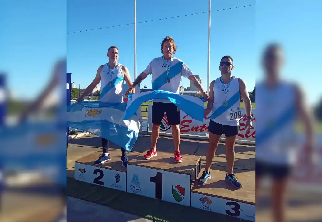 Luciano Saltapé se consagró campeón en salto en alto en el Gran Prix Internacional del Mercosur