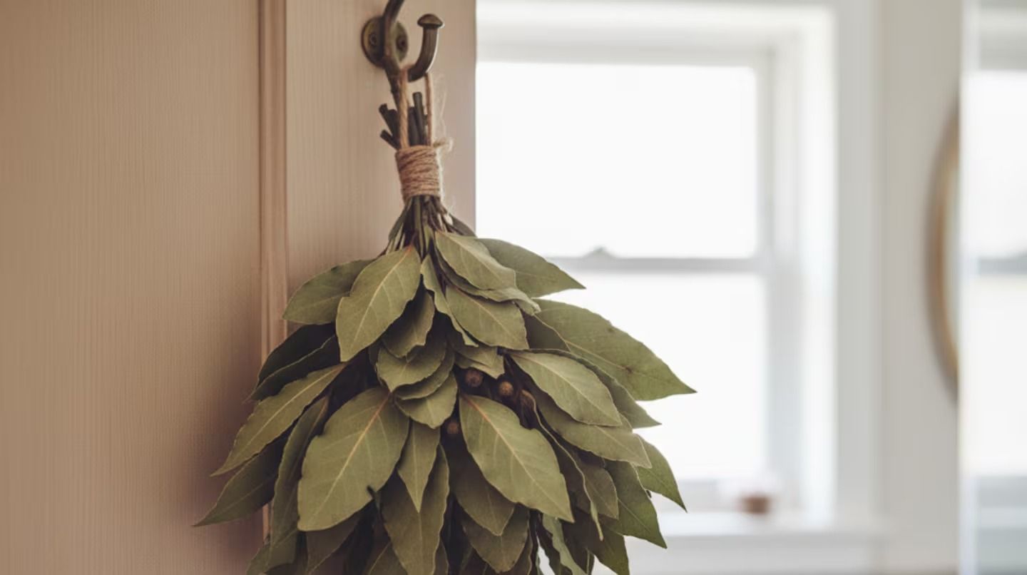 Colgar hojas de laurel en la puerta del baño: por qué recomiendan hacerlo.