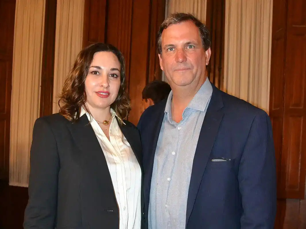 Gonzalo Susini junto a Genara Pabon Ezpeleta.