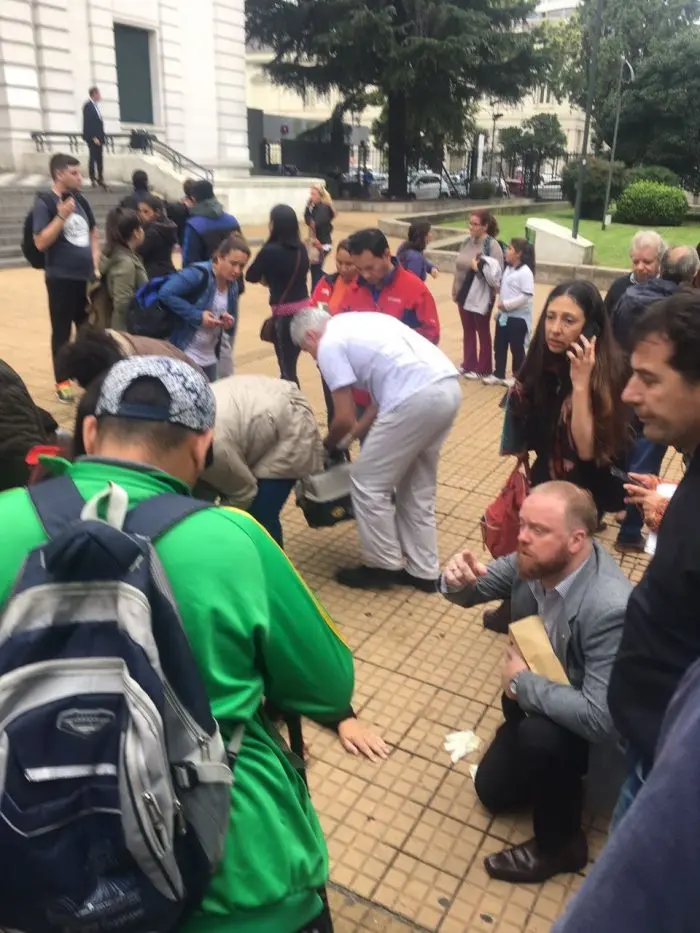 La Plata: balean a un hombre en salidera bancaria