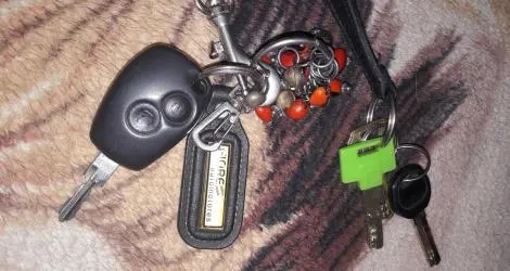 Llaves encontradas