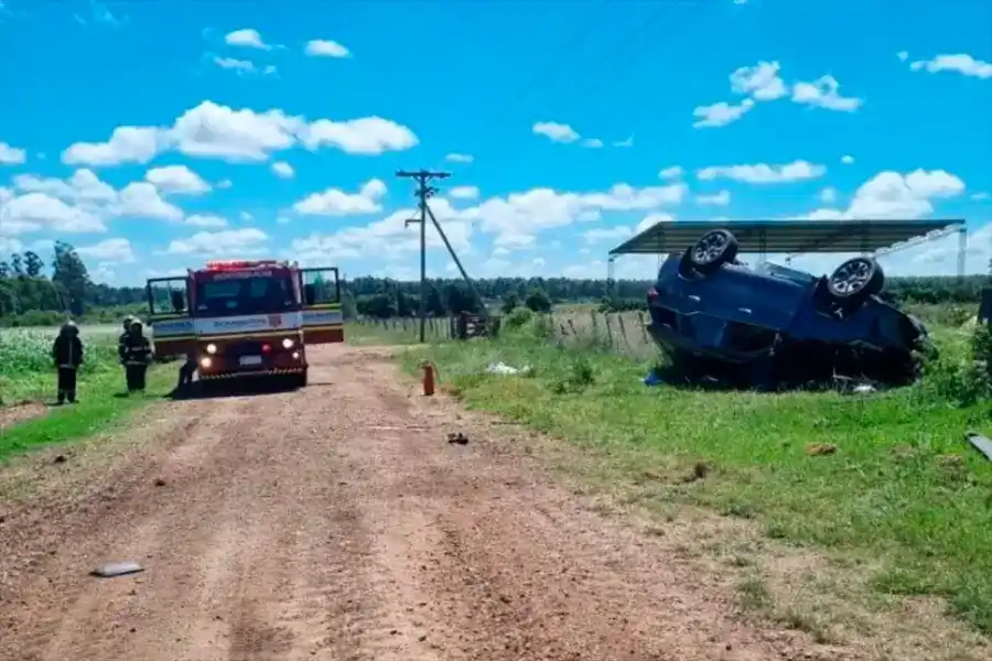 Tragedia en la Ruta 14: murió una beba de Chajarí tras un vuelco en Corrientes