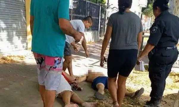 Sangra Rosario: asesinaron a un hombre frente a una escuela a plena luz del día