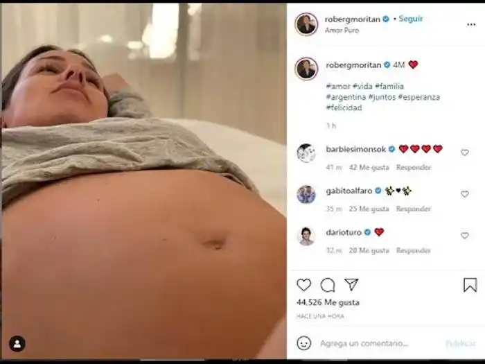 ¡Así está la panza de Pampita! 