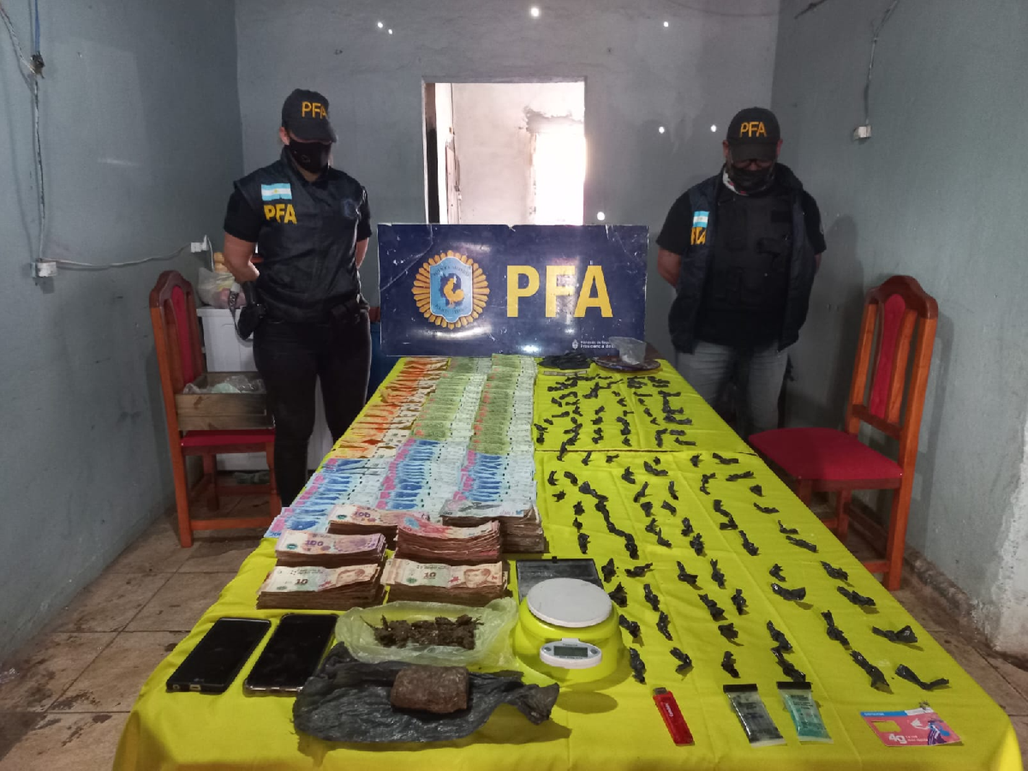 Frontera: aseguran que cayó una organización narcocriminal por el operativo de ayer