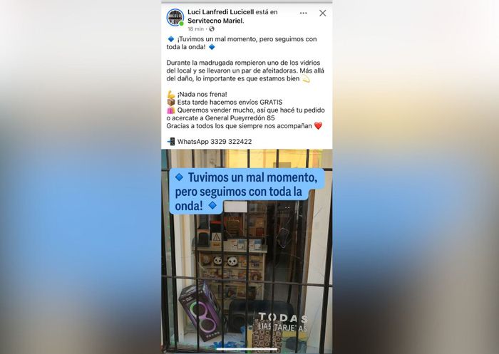 Robo en Lucicell